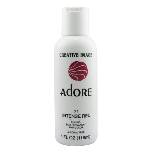 Intense Red Adore Semi-Permanent Haircolor # 71, 4 Oz